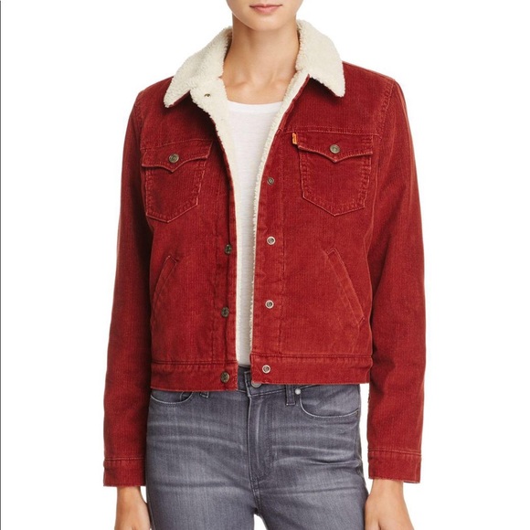 levi's burgundy jacket